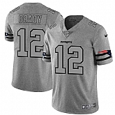 Nike Patriots 12 Tom Brady 2019 Gray Gridiron Gray Vapor Untouchable Limited Jersey Dyin,baseball caps,new era cap wholesale,wholesale hats